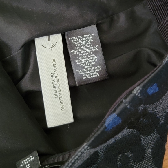 Ann Taylor Legacy Leopard Jacquard A-Line Skirt - Picture 9 of 11